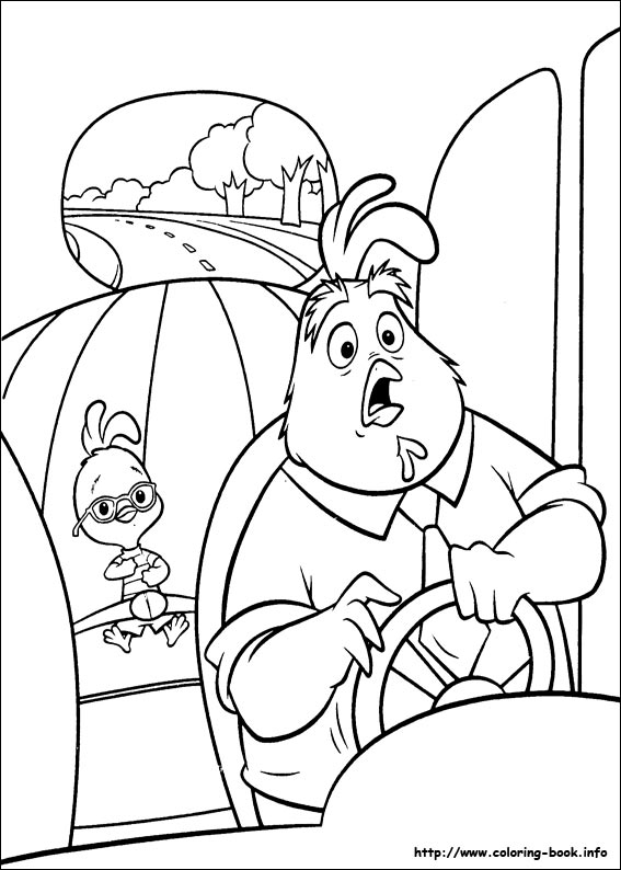 Chicken Little coloring picture